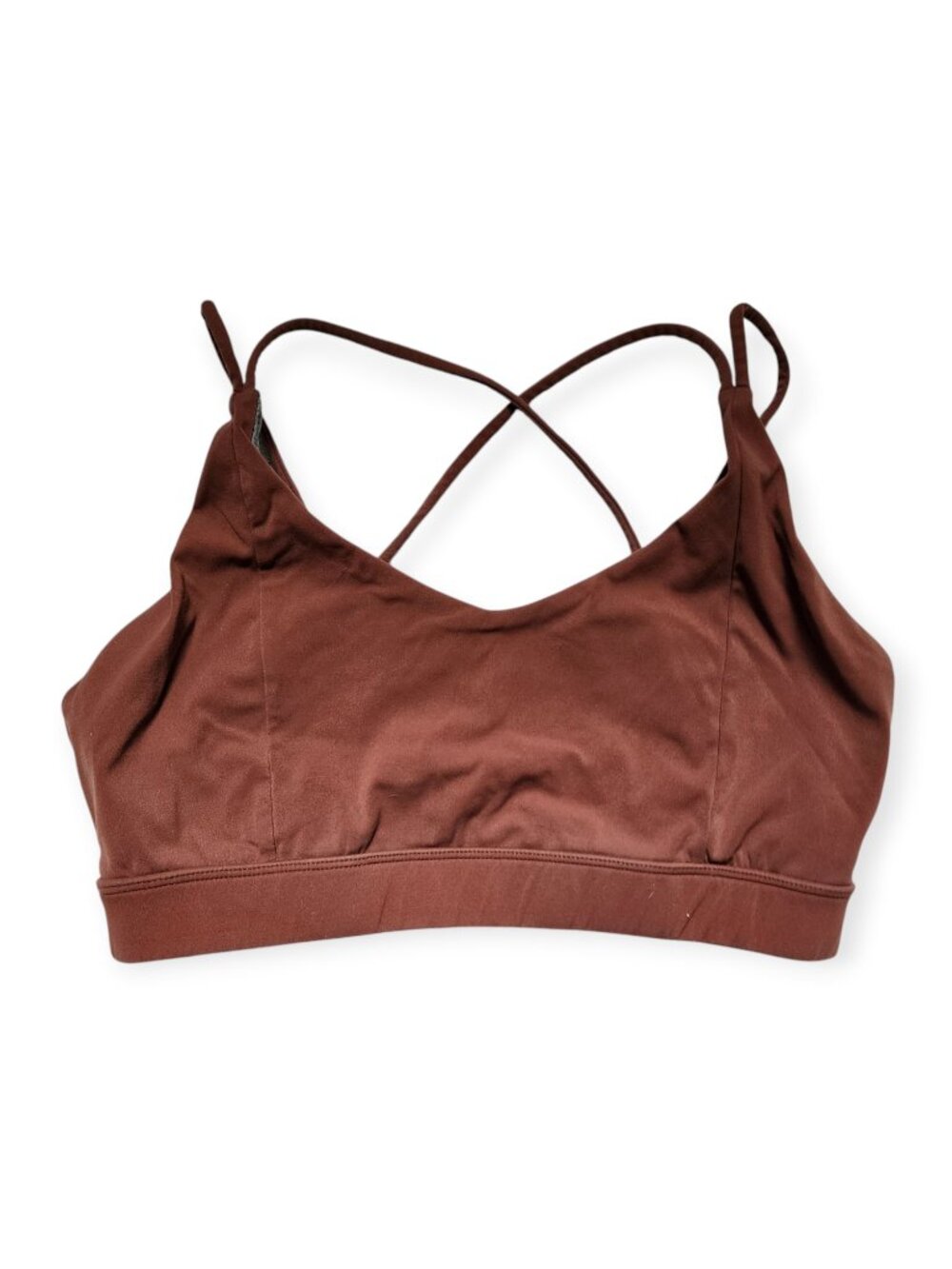 2x Born Primitive Sports Bra Bundle Navy & Terracotta Strappy Medium M - Picture 2 of 9